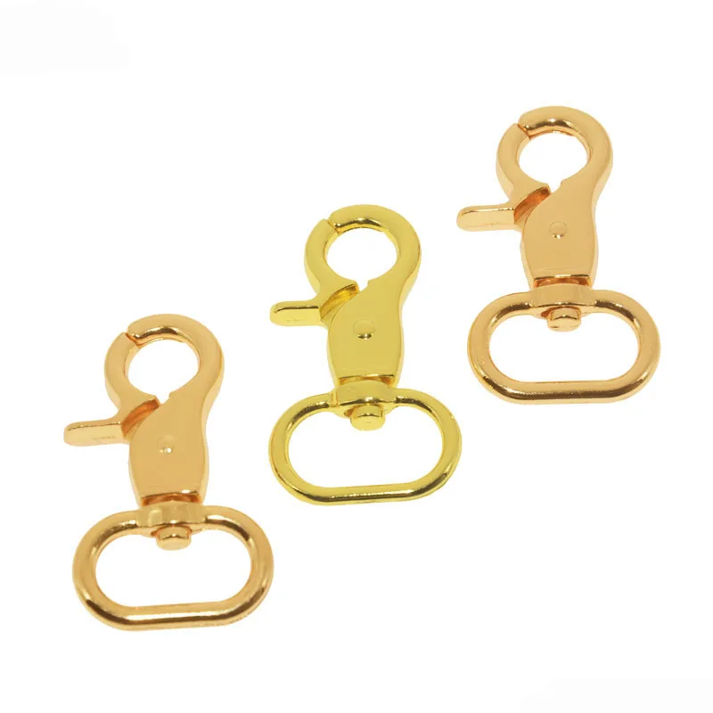 

TANAI Hot Sales Metal Trigger Snap Hooks Push Gate Swivel Lobster Claw Clasps Clips for Leather Bag