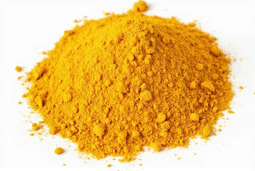 Healthy meal preparation with turmeric, vegetables, and lean protein