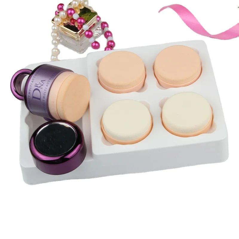 

Premium Quality Foundation Makeup Sponge Eco Blender Beauty Cosmetics Electric Make Up Blender Puff, Silver&red&purple&gold