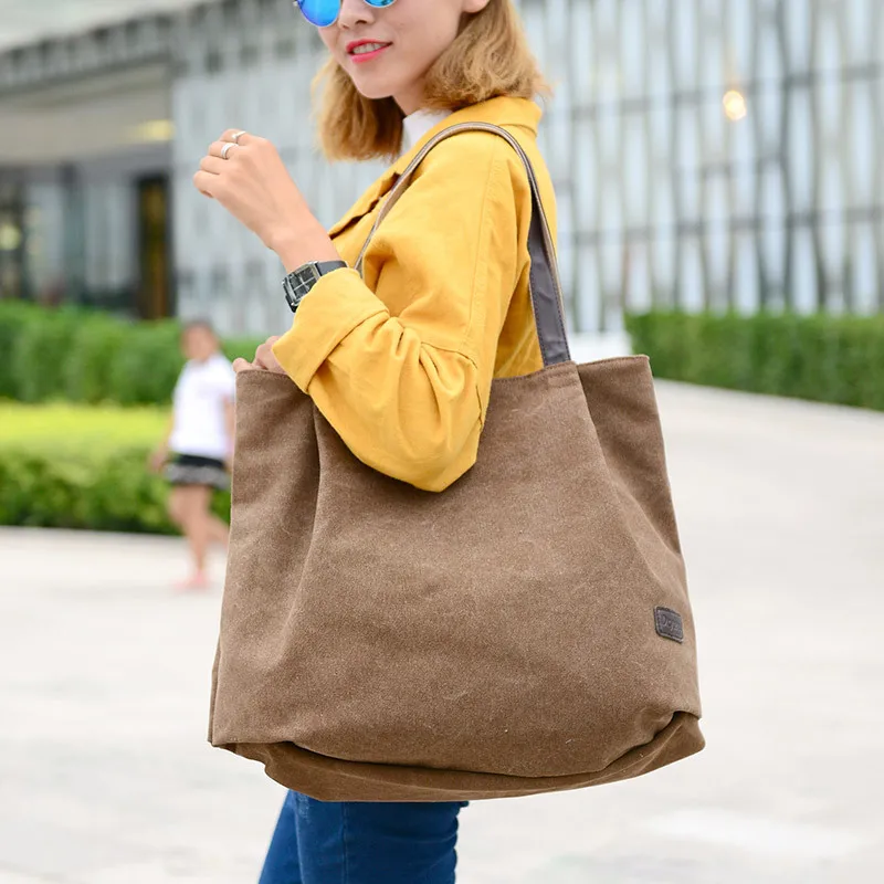 

Private Label Wholesale Fashion Women's Bag Cotton Top Handle Tote Bags Durable Shoulder Bag Handbags, Customized color