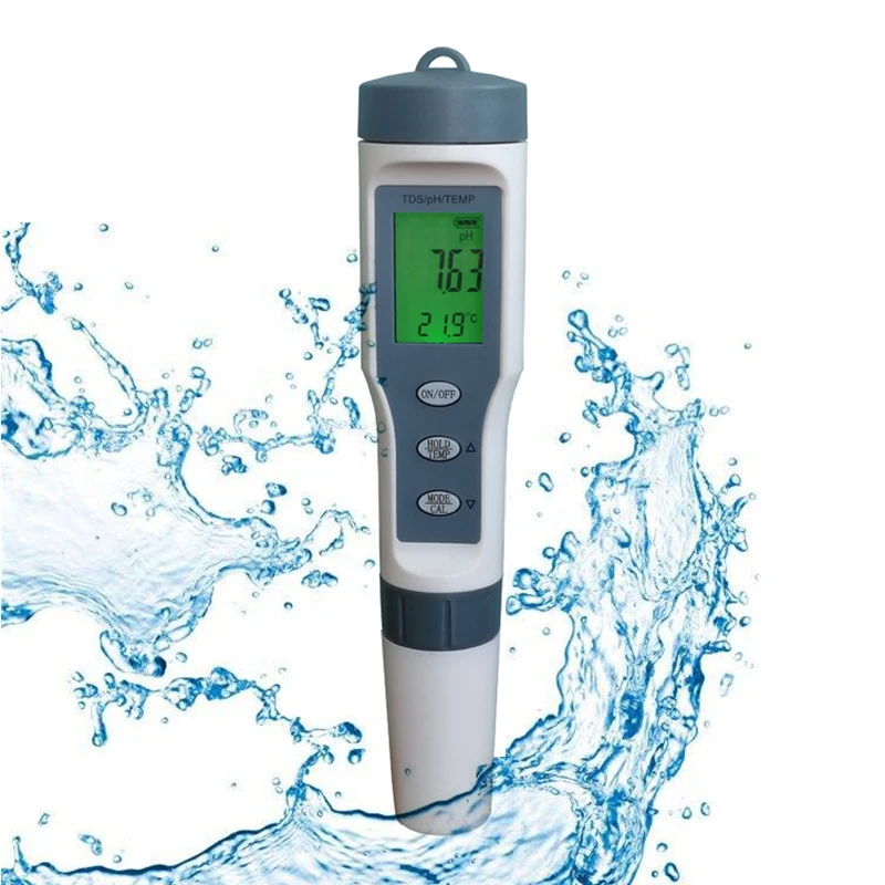 Water Proof Ph / Tds / Temp Meter Ph Meter Food Buy Pocket Digital Ph