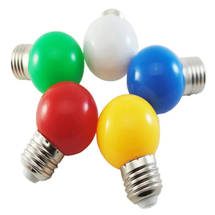 Chinese factory Anti-shock christmas festival celebrate night bulb cheap price led color bulb