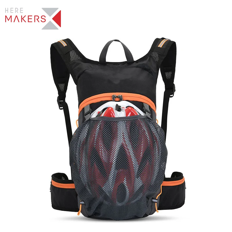 

Factory directly foldable running bag hiking hydration bicycle polyester sport outdoor backpack for women men, Multicolor