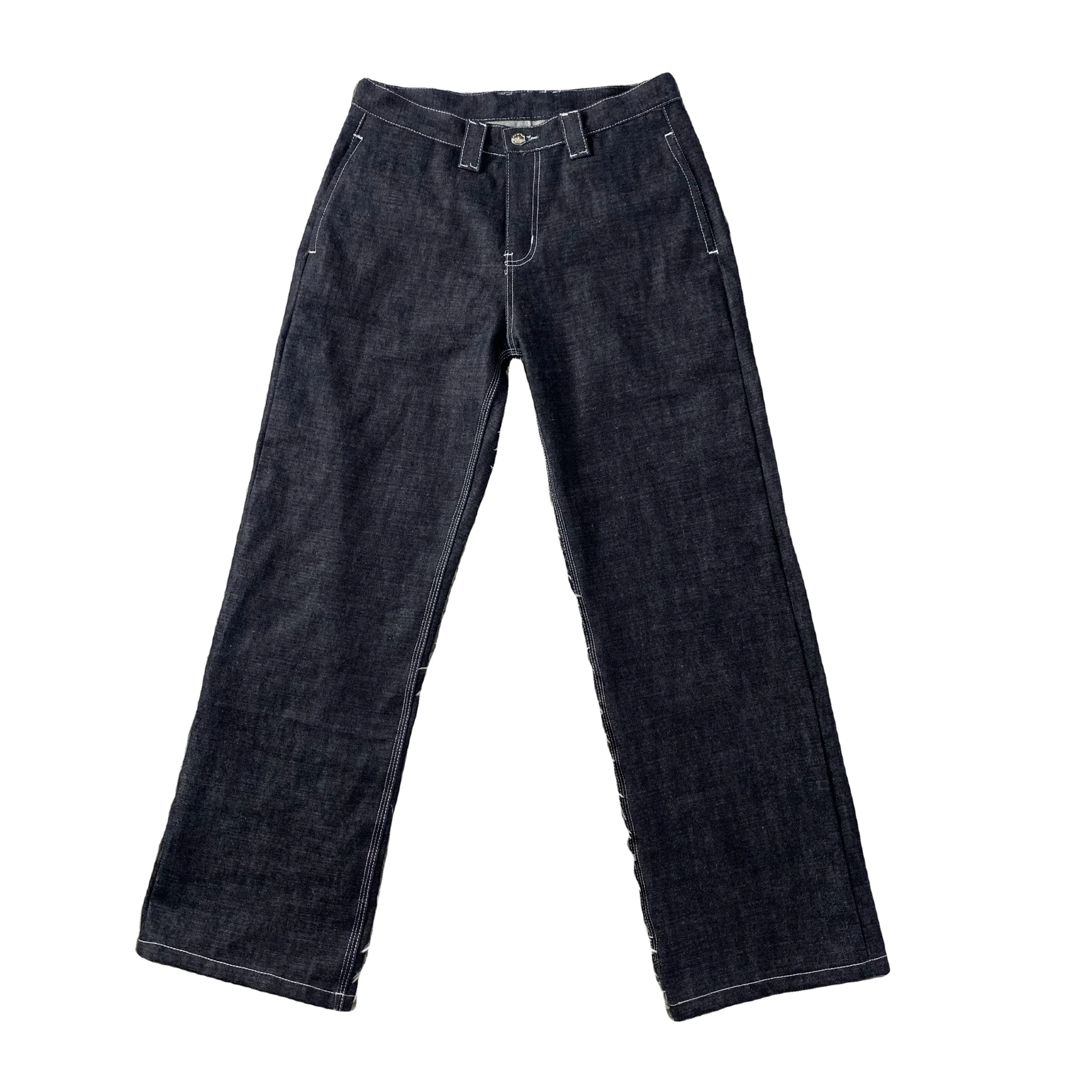 DENIMGUYS Top Quality Imported Japanese Selvedge Denim Jeans Custom Men's Street Style Fashion Casual Baggy Jeans