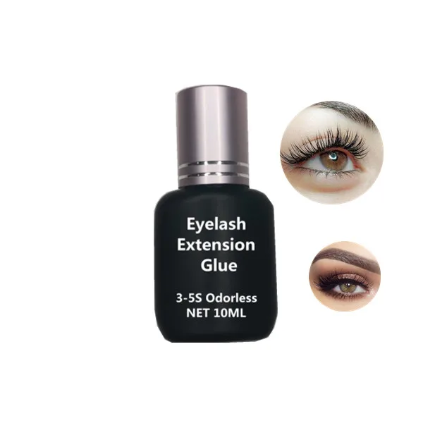 

Starspeed Top Quality 3-5s Eyelash Extensions Glue Odorless No-Stimulation Eyelash Glue OEM Customized Label 10ML, Black eyelash glue