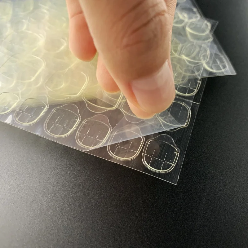 

Wholesale High Quality Nail Art Jelly Gel Transparent Flexible Clear Double Sided Tape Adhesive Glue Sticker Nail Tabs