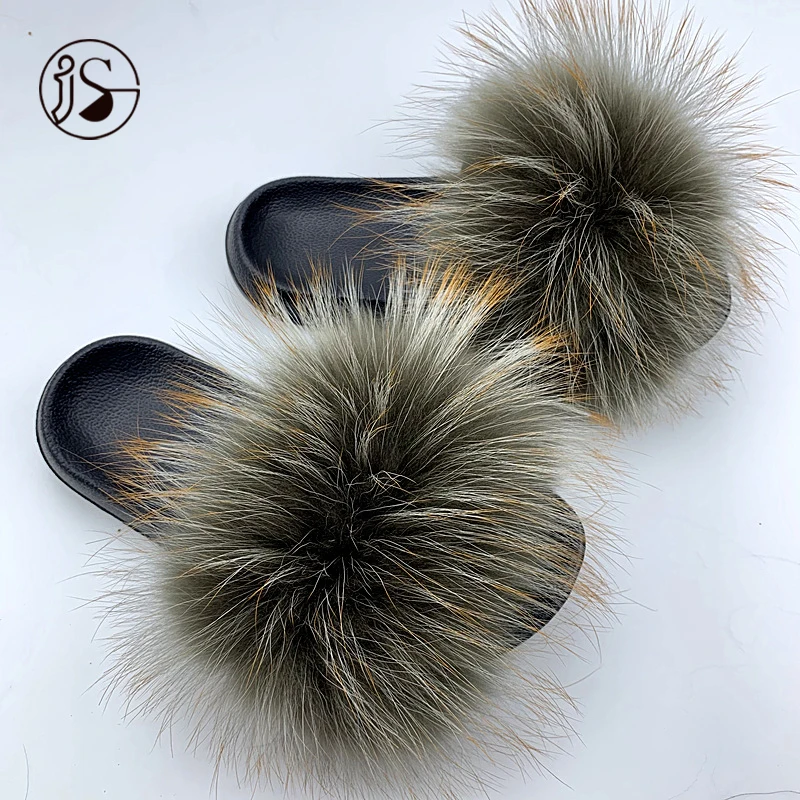 

Fashionable Various Styles Popular Design Furry Slippers Wholesale women Slippers Plush Fashion Fur Slides 2021, Picture