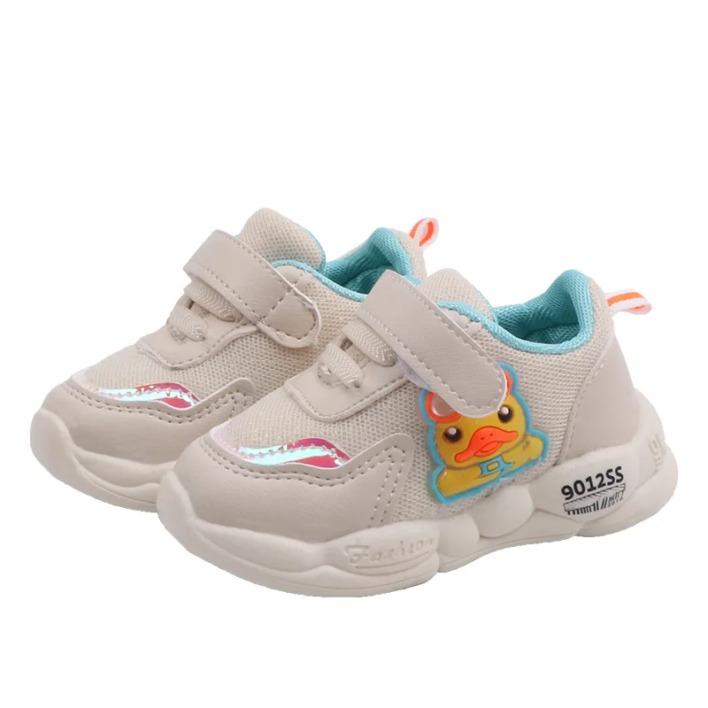 

0-2 Years Old Baby Breathable Mesh Toddler Sneakers Shoes, Pink black white