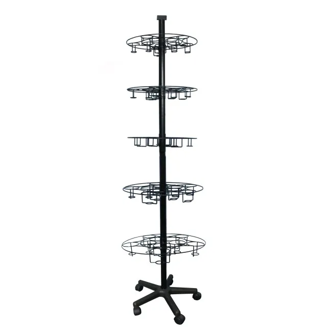 K/d Practical Rotating 5 Tier Metal Tumbler Display Stand Buy Metal