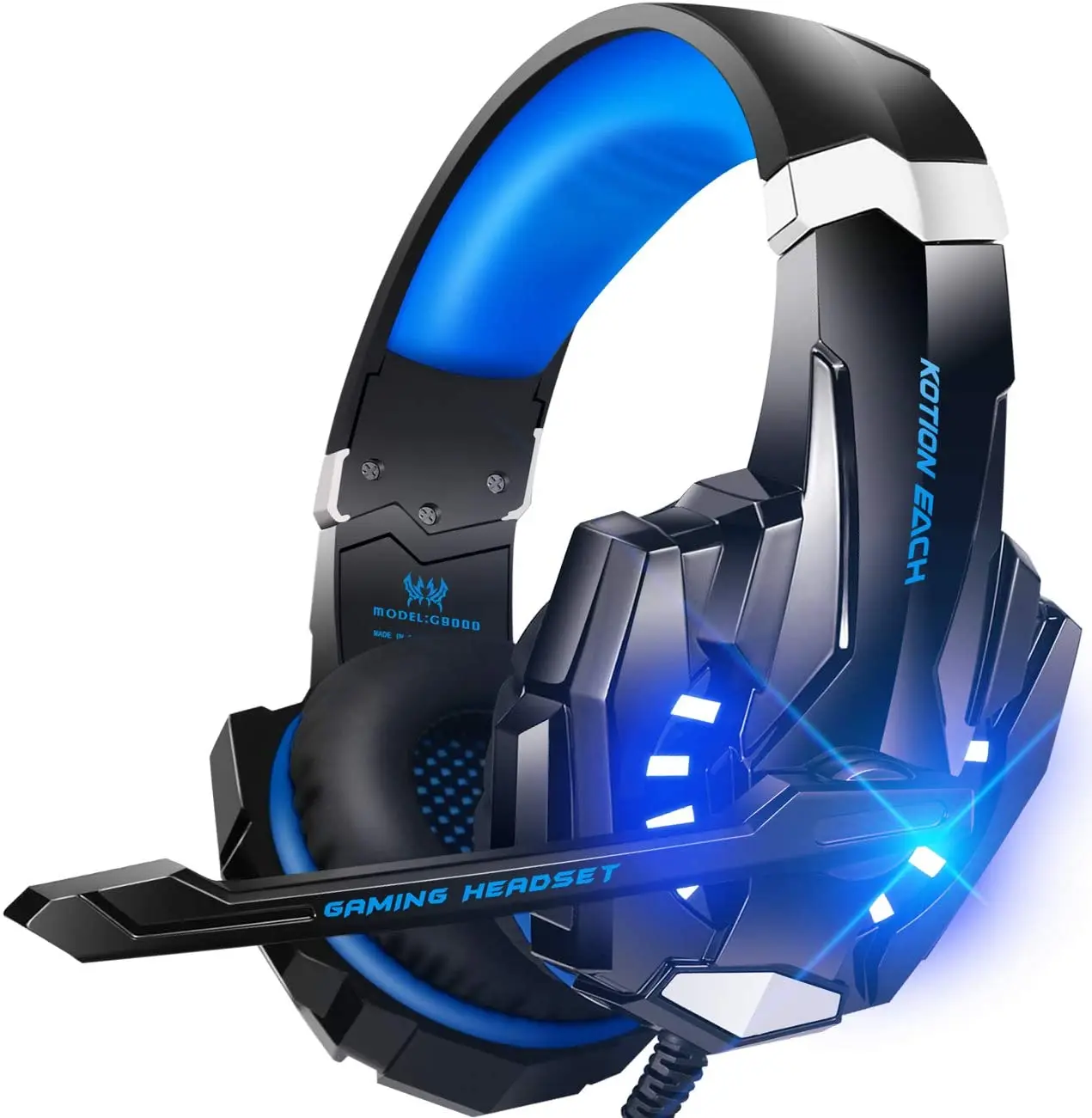 

Kotion Each G9000 Gaming Headset Noise Canceling Gaming Headphones With Microphone For PS4, PC, Xbox One