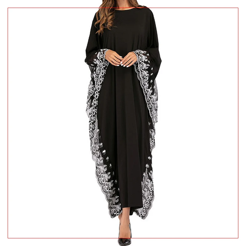 

Online Usa Kaftan Arabic Abaya Robe, Black