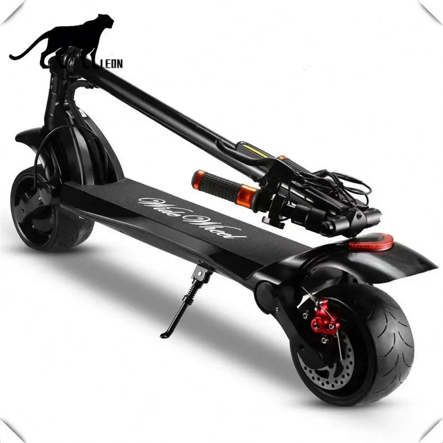 

8 Inch 1000W Wide Wheel Dual Motor Electric Scooter, Black