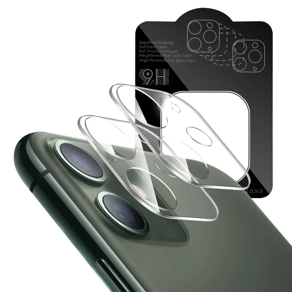 

Coolyep 9H Tempered Glass Full Coverage Camera Lens Screen Protector for iPhone 11 12 Pro Max Protective Film