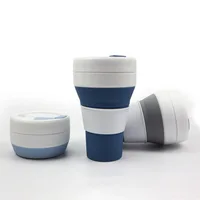 

Portable Folding Travel Drinking Cup Collapsible Silicone Coffee Cups