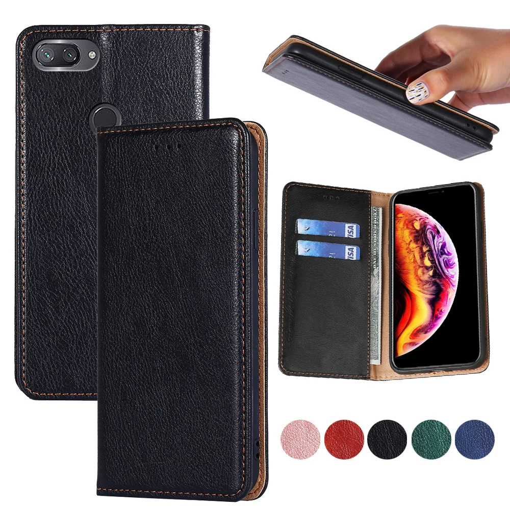 

Diary Flip Leather Case for Xiaomi Mi 8 PU Wallet Cover Mobile Phone Case for Xiaomi Mi 8 SE MI8 Lite, 5 colors for your choose