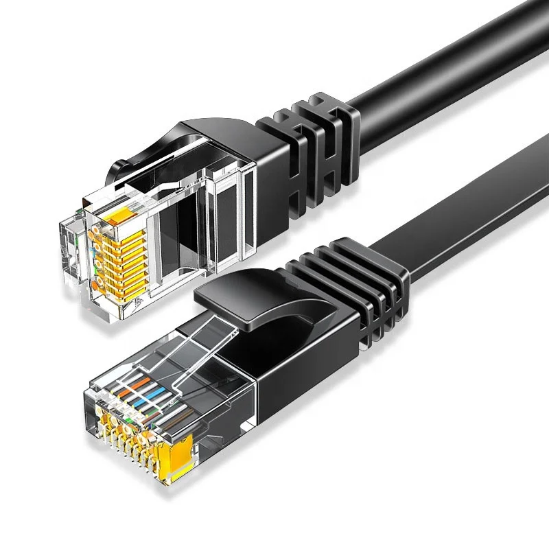 

China Round/Flat Cat5E Cat6 Rj45 Patch Cord Ethernet Network Cable 3M Patch Cord Cat6 Cable Network