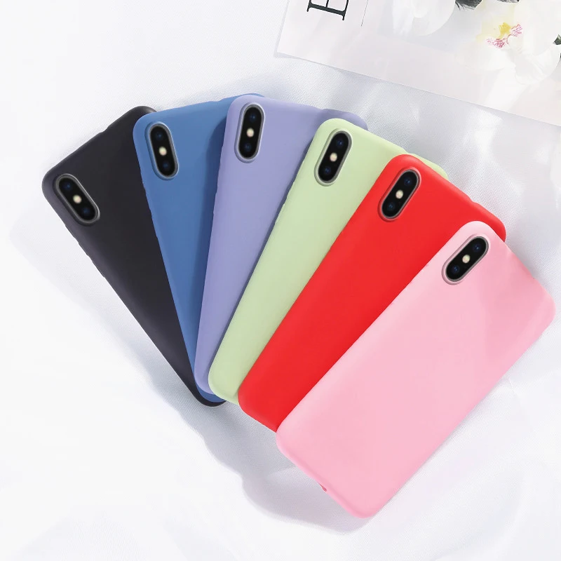 

For Xiaomi Redmi 9A Case Soft Silicone Case For Redmi Note 9 9A 9C Mi Poco X3 Pro M3 Cover Candy Color Rubber Case For Redmi 9A