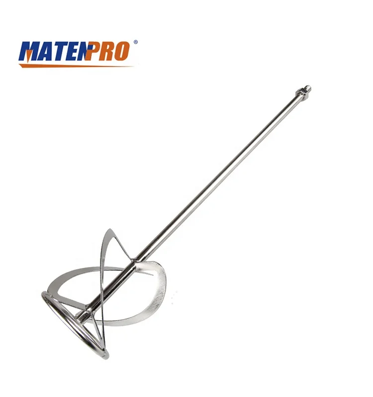 Mixing Paddle Mixer Plaster Paint Use All Standard Drills Tools And