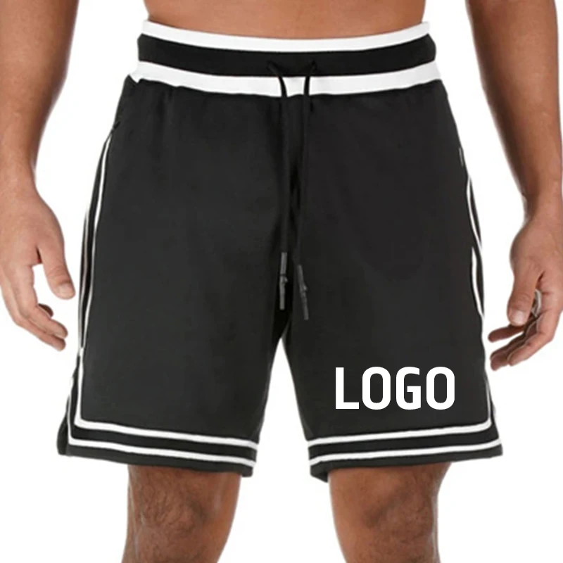 

Men Gym Running Elastic Waist Plain Short Pants Fitness Quick-drying Shorts Custom Men's Basketball Uniform Shorts with Pockets