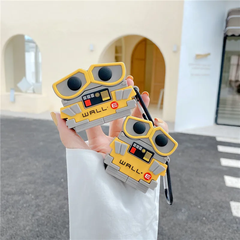 

3D Cartoon Wall E Robot Characters For Air Pod Cover For Apple Airpods Pro 1 2 Cases