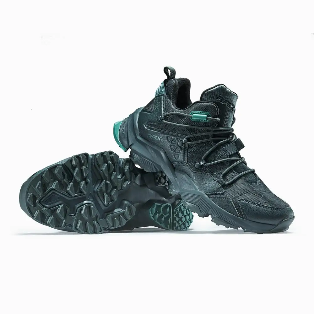 
RAX Men Hiking Shoes Anti Slip Camping Climbing Boots Outdoor Walking Trekking Shoes 