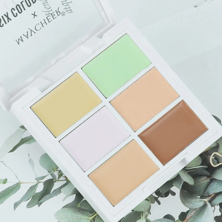 

High Quality Waterproof Make Up Palette 6 Color Face Concealer