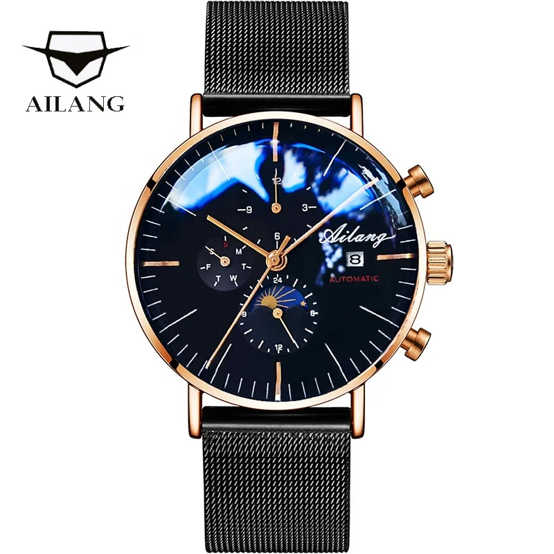 

AILANG Design Brand Automatic Watch Men Mechanical Diver Watches Men's Watch Minimalist male 2021 Minimalism