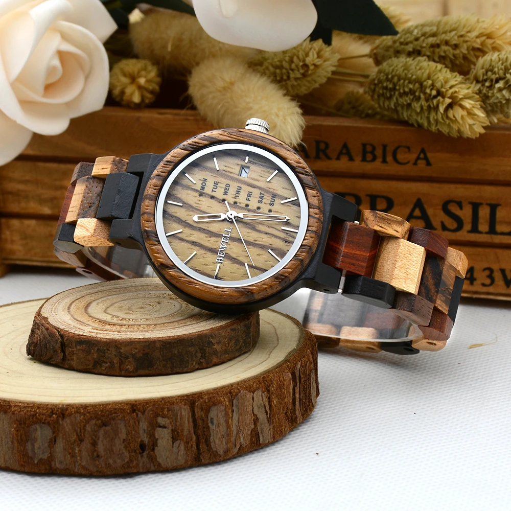 

New design luxury watch women wooden wrist watch women colorful wooden watches for women