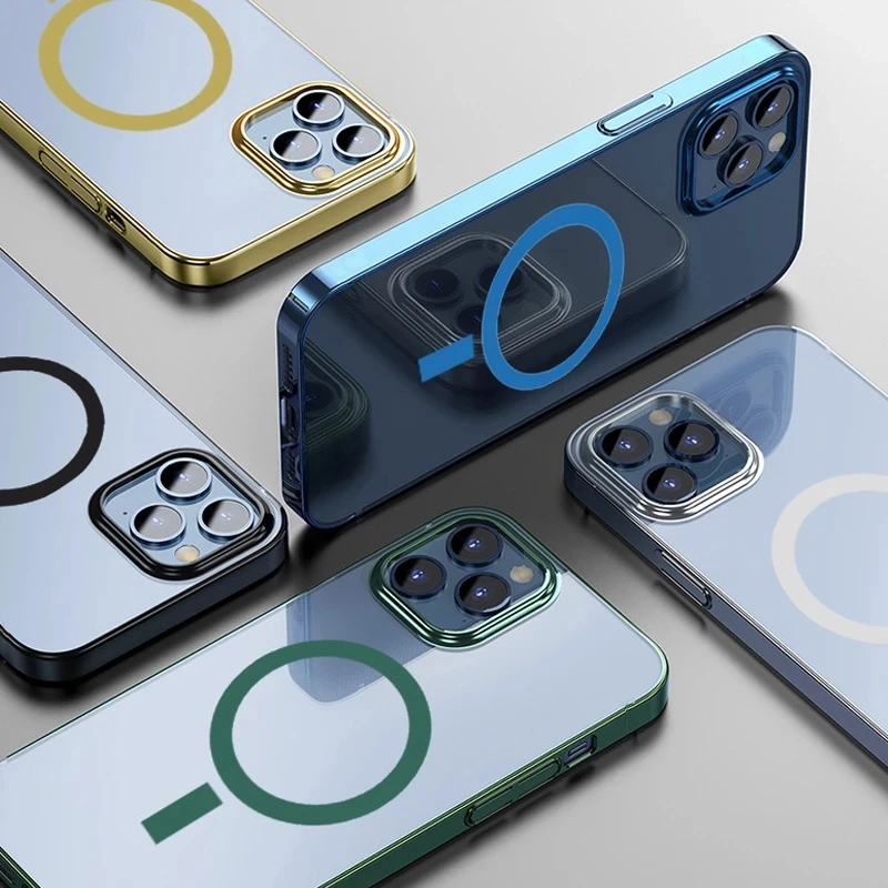 

Hot sale color Magesafe Phone Case soft cell phone case For iPhone 12 back cover For iPhone 12 Pro Max mobile phone bags