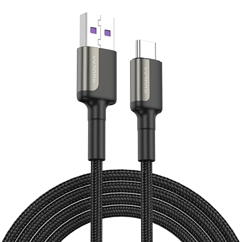 

Kuulaa 3A Charging Charge Data Wire Cable Mobile Phone Accessories Custom Fast Type C Usb Cable for Samsung / Huawei / One plus