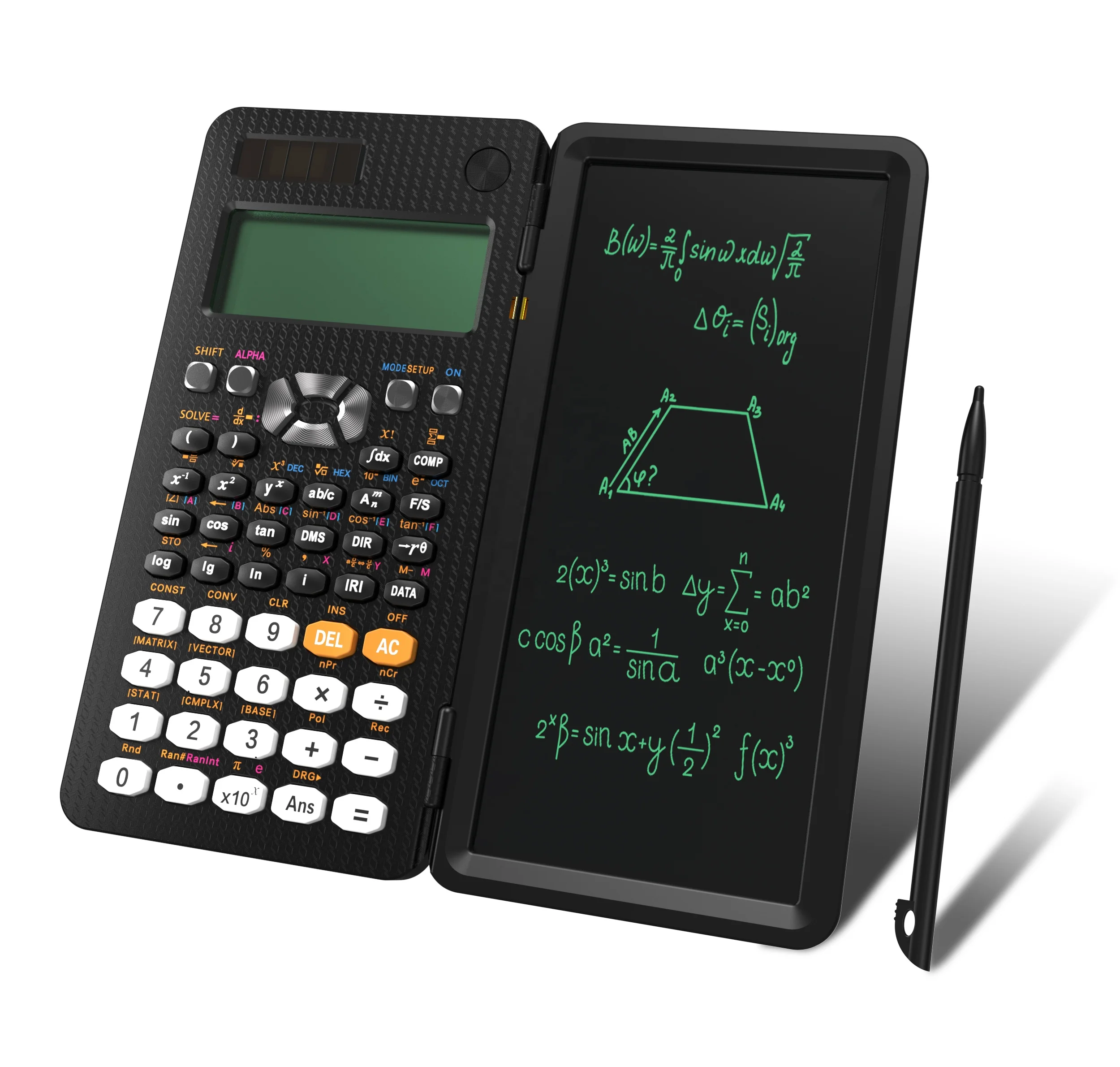 

SUNRISE Graphics Tablet Drawing Writing Pad Portable Graphing LCD Calculator with Notepad Patent