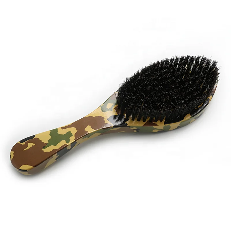 

Wholesale 100% Boar Bristle 360 Curved Wave Man Custom Logo Wooden Beard Brush