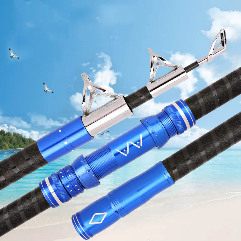 

New Long Strong Fishing Rods  Wholesale China Rock Fishing Rod Surf Sea telescopic fishing rod