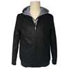 New Style Man's leather jacket with double front and hat