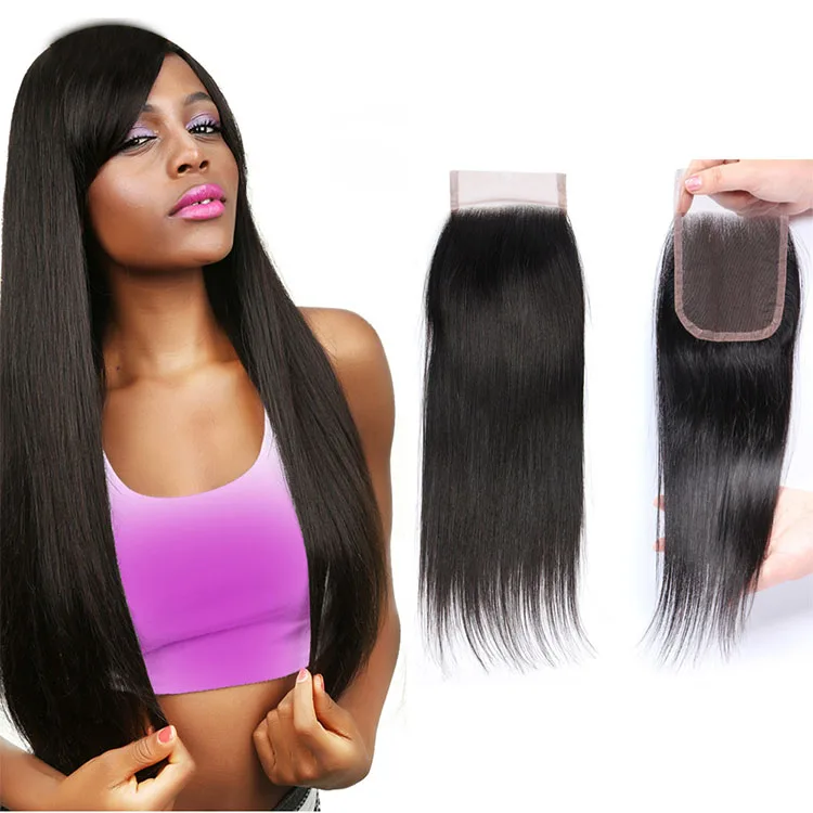 

Brazilian Hair Virgin Human 4X4 Lace Front Wigs Hd Closure Wig, Changed
