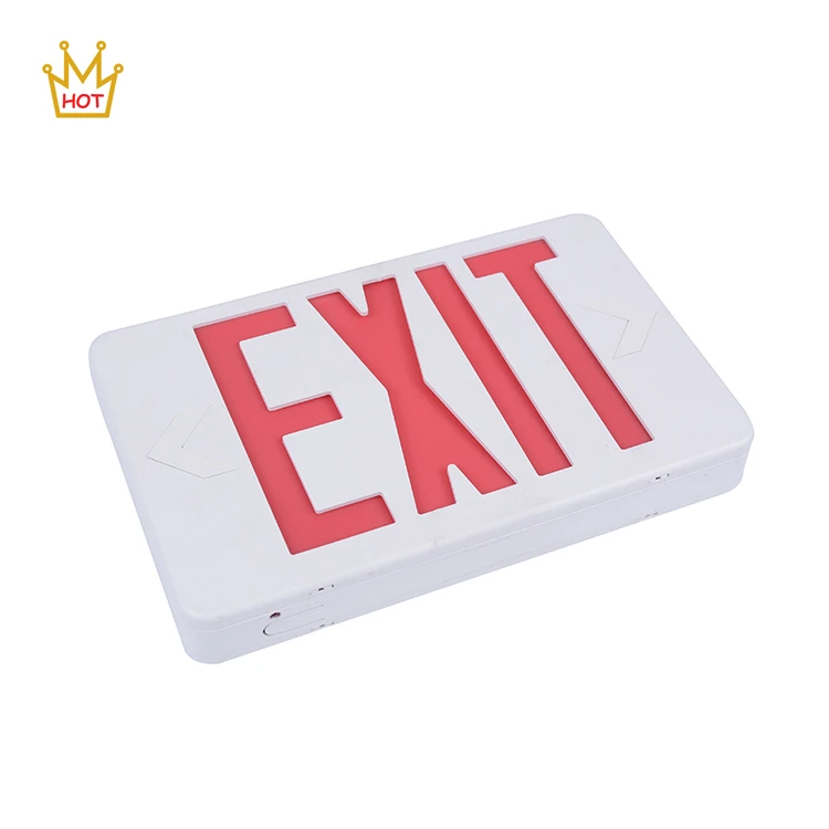 UL listed thermoplastic ABS housing Led Exit Sign/ emergency exit light