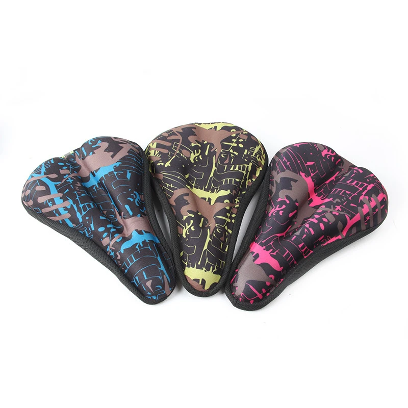 

Cycling Breathable Electric Bike Seat Unisex Soft Bicycle MTB Cushion Seat Saddle Mountain Pad Cover, 3 color