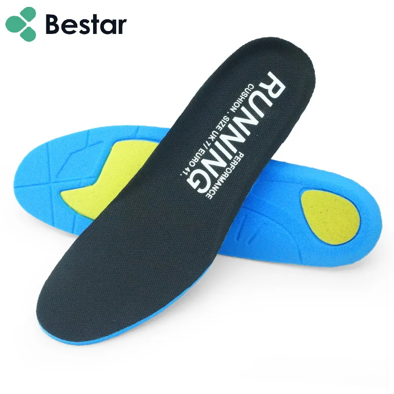 

insole supplier manufacture foam breathable ortholite foam insole shock absorption running insoles, As photo or customized