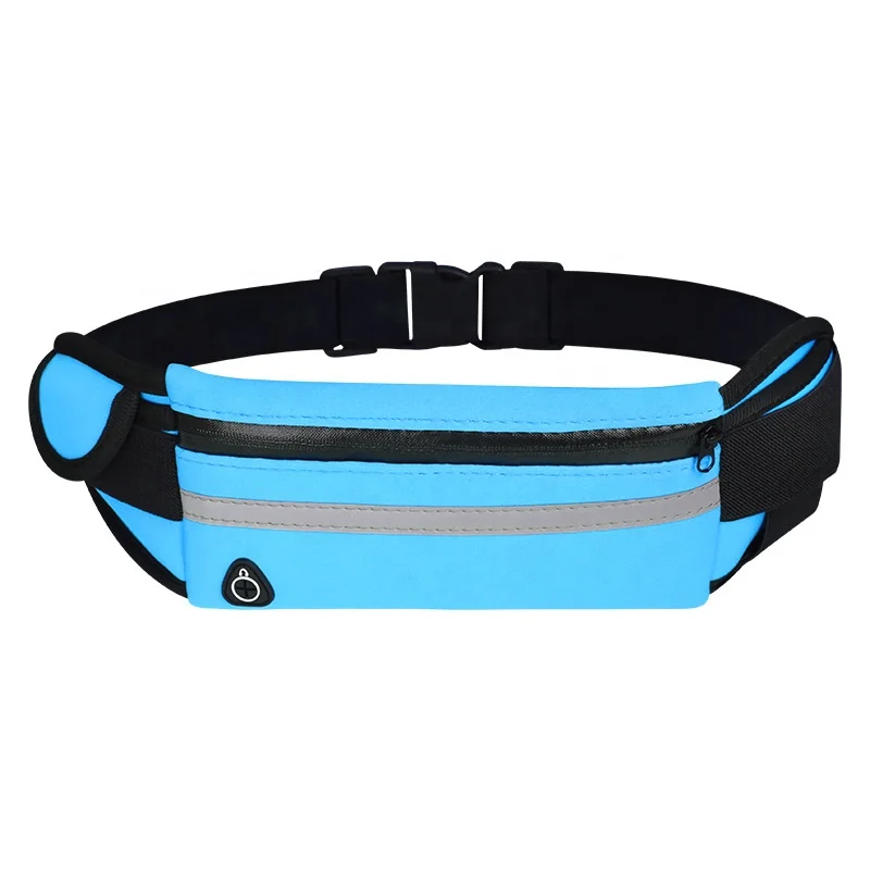 

Outdoor Neoprene Waterproof Hiking Cycling Running Belt Waist Bag Sport Fanny Pack With Water Bottle Holder