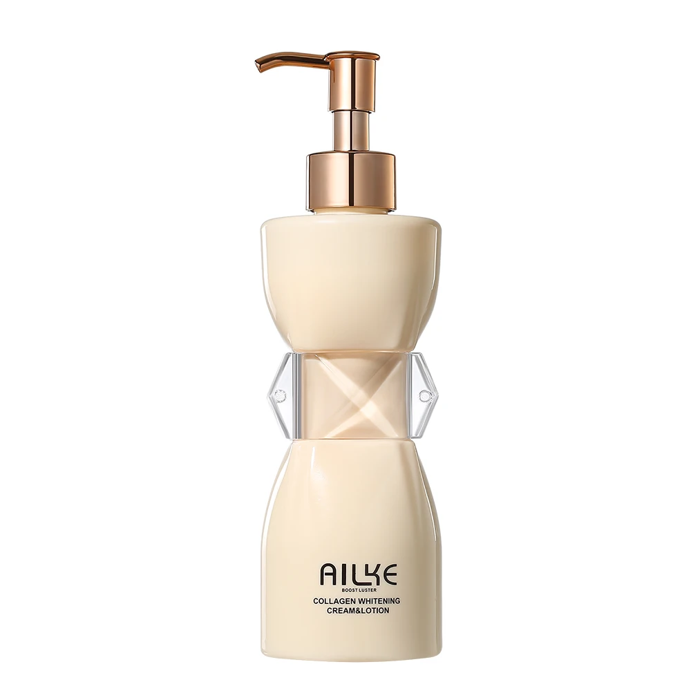 

Ailke 300 ml Moisturizing Fish Bone Collagen Skin Whitening Body Lotion, White