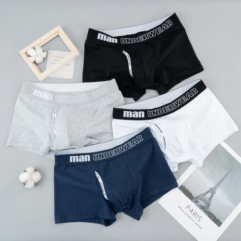 

High Quality Custom Seamless Male Shorts Men's Boxer & Briefs Underpants Breathable Underwear, As shown