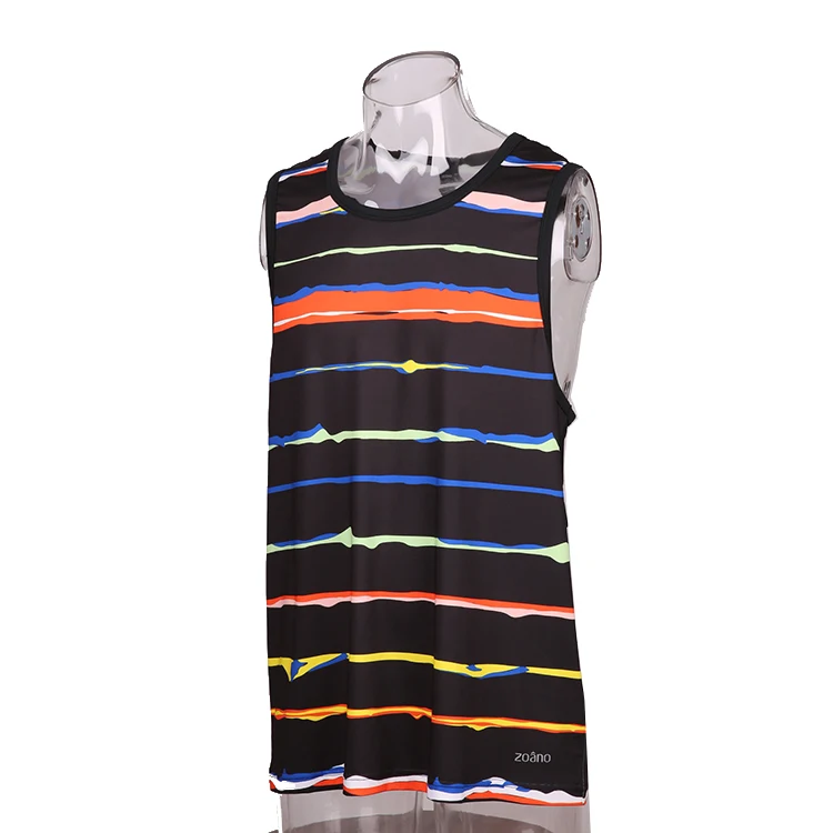 

Custom Men Gym T-Shirt Tee Wholesale Men's Sleeveless Muscle Fit T Shirts