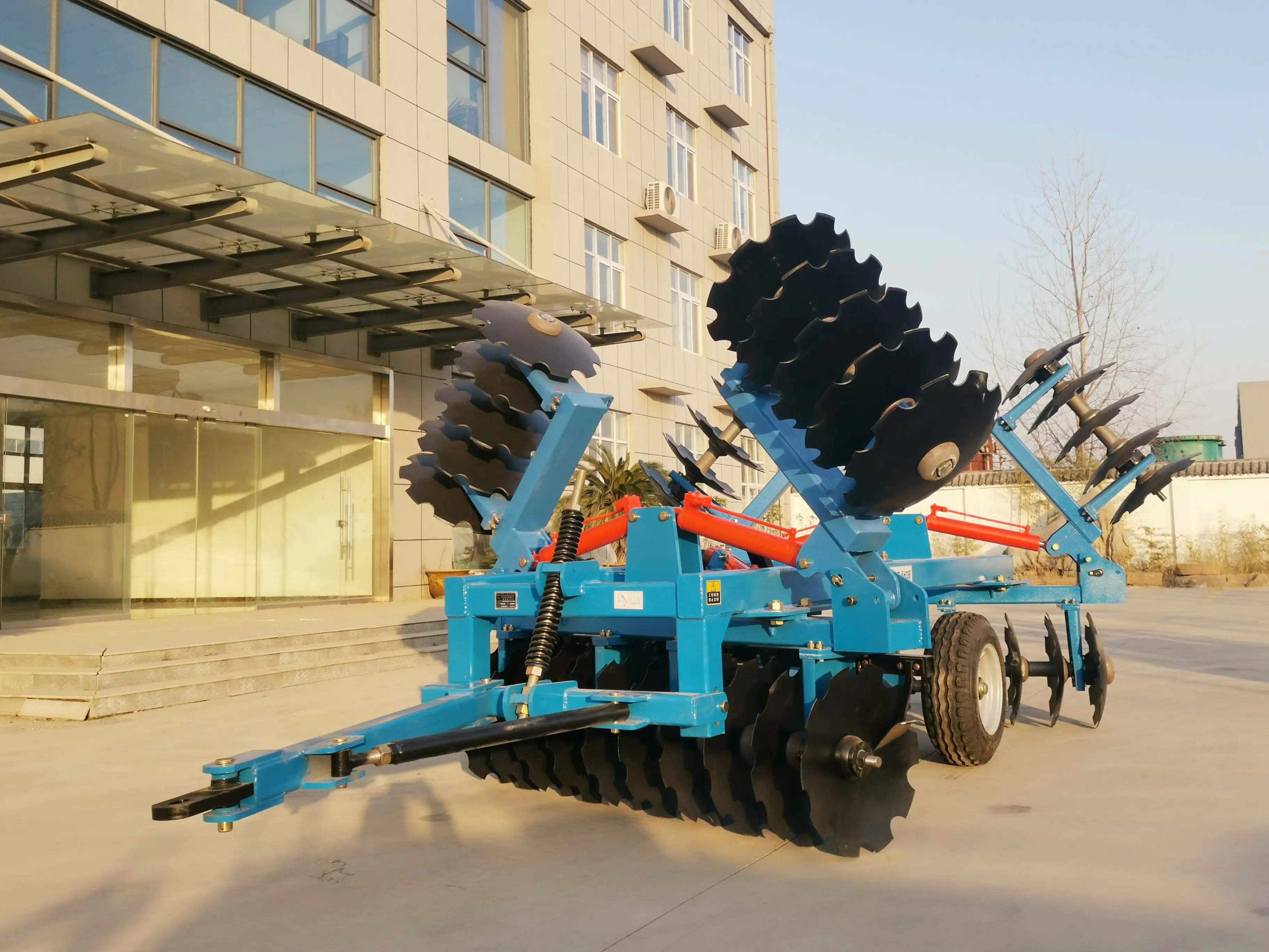 Folding Heavy Duty Disc Harrow Axle And Disc Plough Disc Plow 4.5m 5.0m