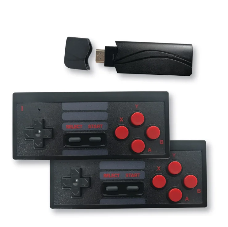 

The new 2.4 wireless USB console contains 628 classic video game HD video game consoles for home entertainment, Black
