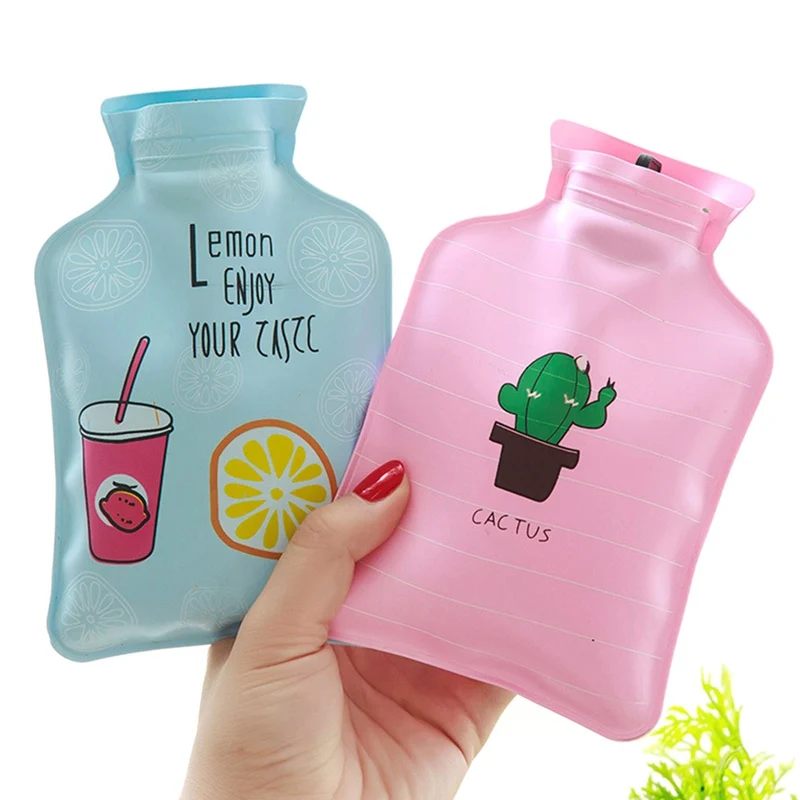 

1Pcs Lovely Cartoon Hand Warm Water Bottle Mini Hot Water Bottles Portable Hand Warmer Girls Pocket Hand Feet Hot Water Bags, As the pic