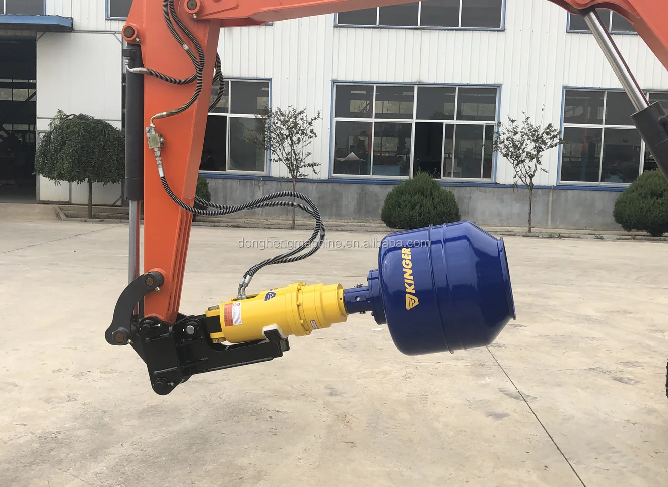 New Design Kinger 160l Cement Mixer For Excavator Buy 160l Cement
