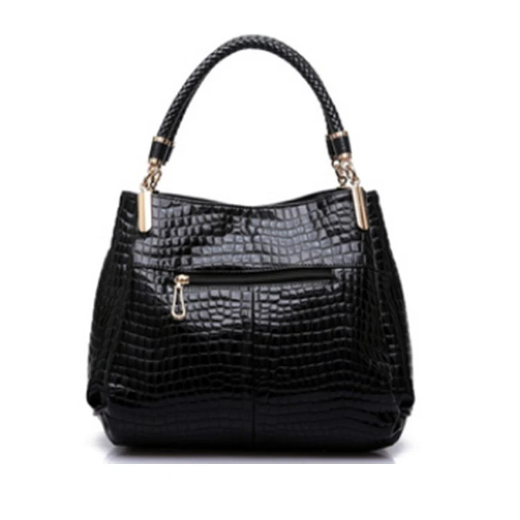 

S013 Women luxury american crocodile pattern fashion designer leather shoulder bags handbags