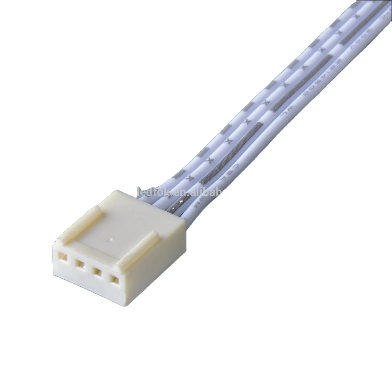 SMD 5050/3528 RGB Strip Controller 2 to 3 4pin RGB extension cable black Rgb Strip 4 Pin Female Led Cable Connector
