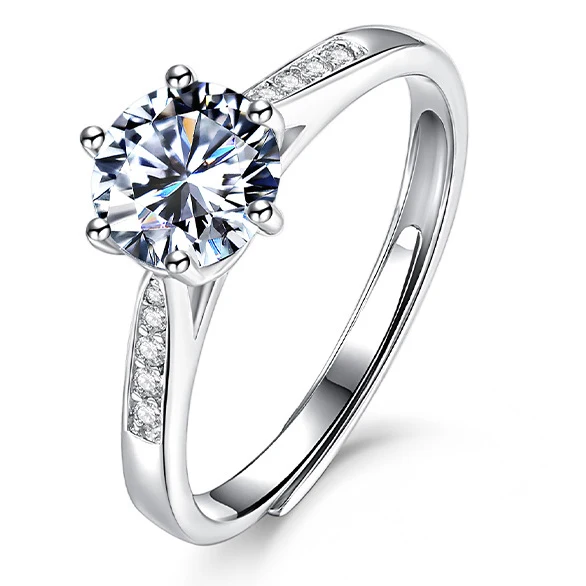 

ZHEFAN Diamond Wedding Ring Woman 925 Sterling Silver Rings 10K 14K 18K Fine Jewelry Engagement Moissanite Ring