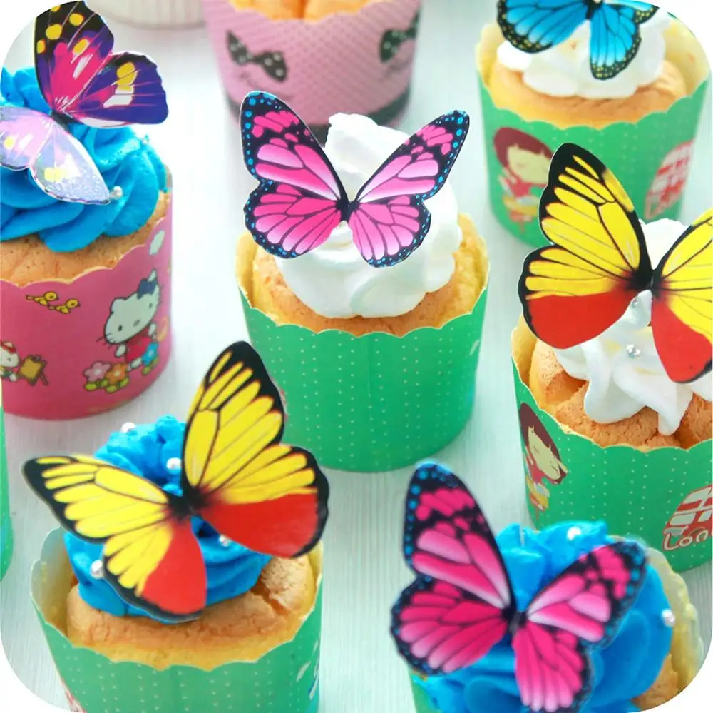 Бабочек для торта из подручных материалов